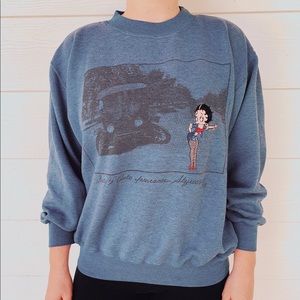 Vintage 1995 Betty Boop Crew Neck Sweatshirt